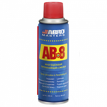 Смазка проникающ аналог wd-40 "ABRO" (450 мл) аэроз  универсальная