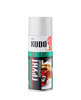 Грунт акриловый белый "KUDO" (520мл) аэроз