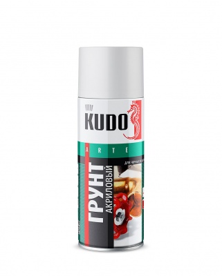 Грунт акриловый белый "KUDO" (520мл) аэроз