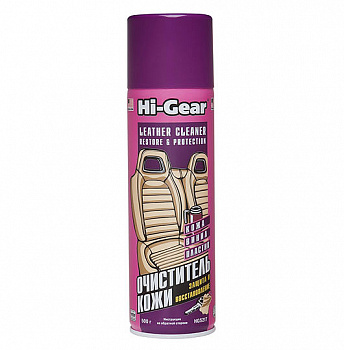 Очиститель кожи Hi Gear аэроз. (500г)